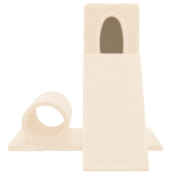Árvore para gatos com poste arranhador sisal 59 cm cor creme - Image 3