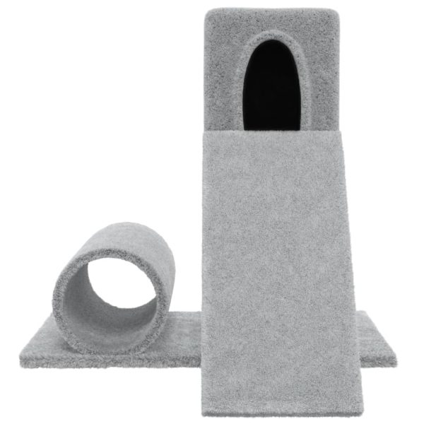 Árvore p/ gatos c/ poste arranhador sisal 59 cm cinzento-claro - Image 3