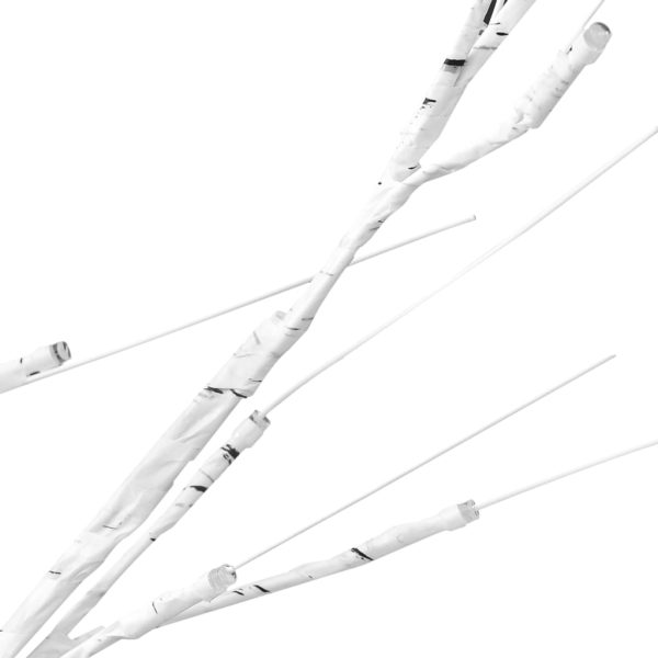 Árvore c/ 672 luzes LED 400 cm bétula branco quente - Image 5