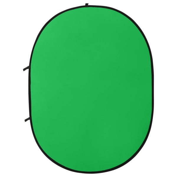 Tela fundo de estúdio oval 2-em-1 200x150 cm verde e azul - Image 3