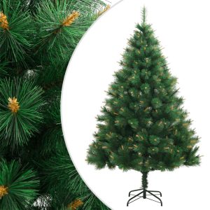 Árvore de Natal artificial articulada com suporte 240 cm