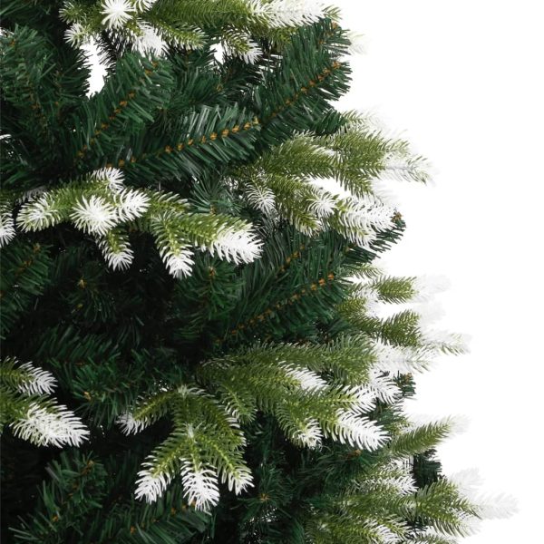 Árvore de Natal artificial articulada c/ flocos de neve 210 cm - Image 4