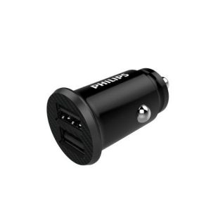CARGADOR DE COCHE PHILIPS 2XUSB 12W - CARGA RAPIDA