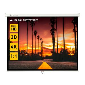 Pantalla de proyección manual 112pulgadas