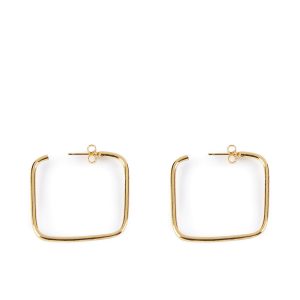 Brincos MOORE SQUARES #brilhante ouro 1 un