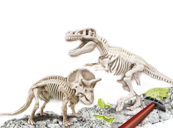 ARQUEOJUGANDO 2 EN 1 T-REX Y TRICERATOPS FLUORESCENTE - Image 3