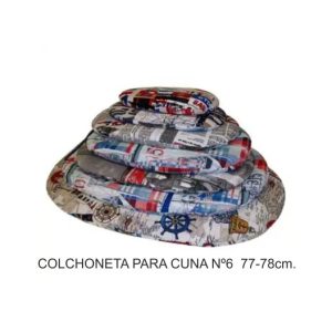 CUNA PLASTICO C/COJIN Nº5 69X45CM.