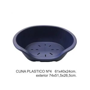CUNA PLASTICO Nº8  102X67X31CM.