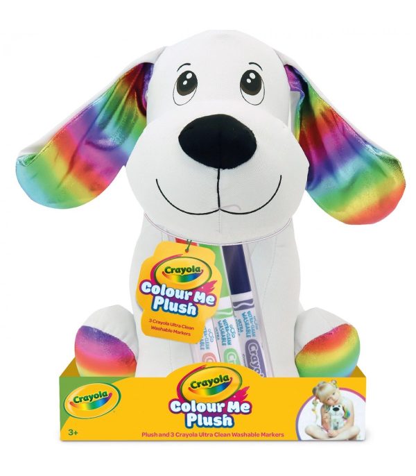 COLOREA TU PELUCHE CACHORRITO + 3 ROTULADORES