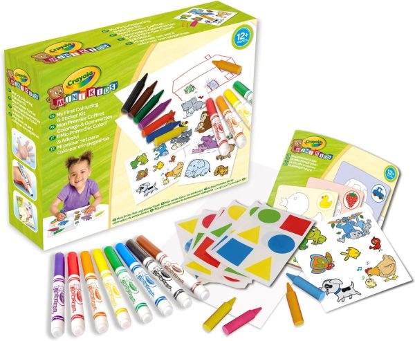 MI PRIMER SET COLOREA Y DECORA CON PEGATINAS