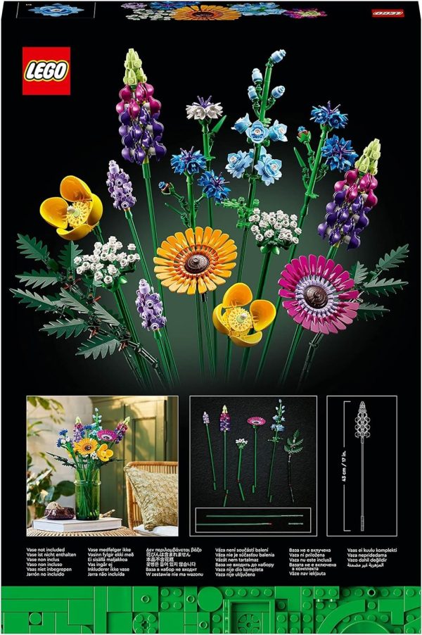 LEGO ICONS RAMO DE FLORES SILVESTRES - Image 3
