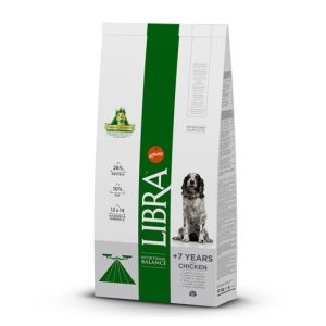 LIBRA DOG SENIOR + 7 YEARS 12 KG. PVP 24,99Ç