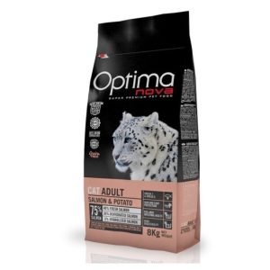OPTIMA NOVA CAT ADULT RABBIT PATATA 8 Kg