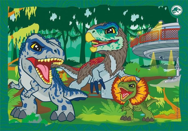 PUZZLE 4 EN 1 (12, 16, 20, 24 PZAS) JURASSIC WORLD - Image 5