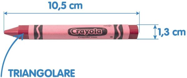 SET 16 CERAS TRIANGULARES LAVABLES MINIKIDS CRAYOLA - Image 5