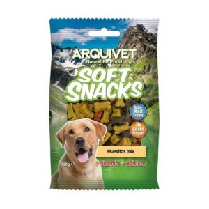 SNACK HUESITOS Y CORAZONES MIX 100gr. Arquivet