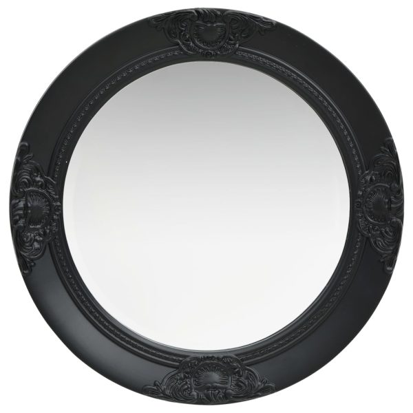 Espelho de parede estilo barroco 50 cm preto - Image 2