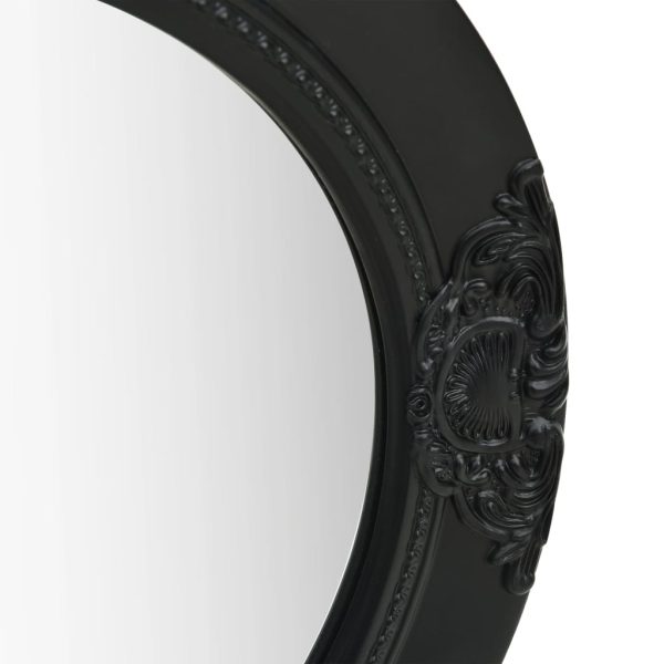 Espelho de parede estilo barroco 50 cm preto - Image 3