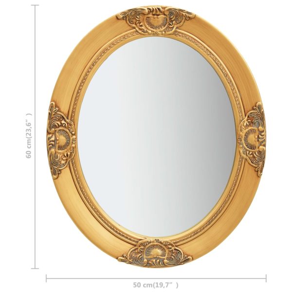 Espelho de parede estilo barroco 50x60 cm dourado - Image 6