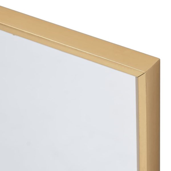 Espelho 60x60 cm dourado - Image 2