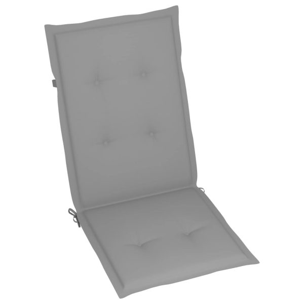 Cadeiras de jardim dobráveis c/ almofadões 6 pcs acácia maciça - Image 7