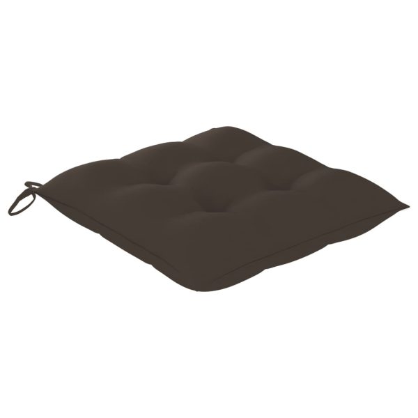 Cadeiras de jantar p/ jardim 2 pcs c/ almofadões acácia maciça - Image 10