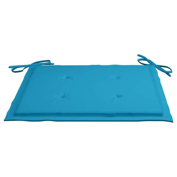Cadeiras exterior dobráveis c/ almofadões 6 pcs acácia maciça - Image 12