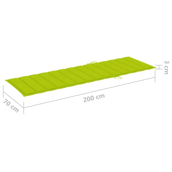 Espreguiçadeira de jardim com mesa e almofadão pinho impregnado - Image 9