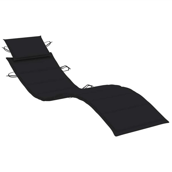 Espreguiçadeiras com mesa e almofadões 2 pcs acácia maciça - Image 7