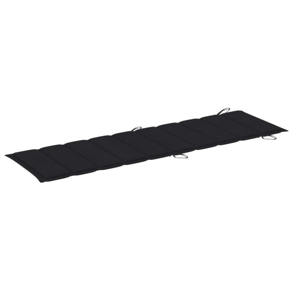 Espreguiçadeiras com mesa e almofadões 2 pcs acácia maciça - Image 8