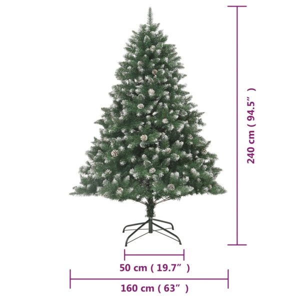 Árvore de Natal artificial com suporte 240 cm PVC - Image 9