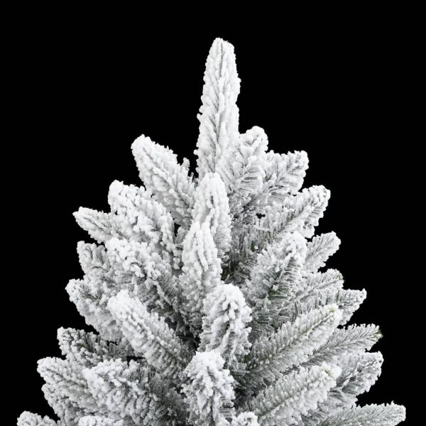 Árvore de Natal artificial com neve PVC & PE 210 cm - Image 5
