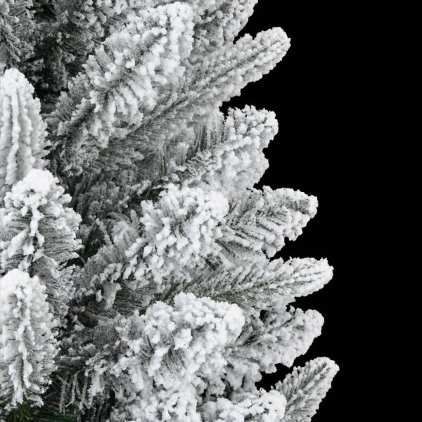 Árvore de Natal artificial com neve PVC & PE 210 cm - Image 6