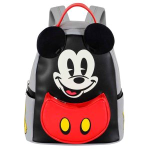 Mochila Heady Face Mickey Disney 29cm