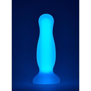 RADIANT SOFT - PLUG BRILLANTE DE SILICONA AZUL