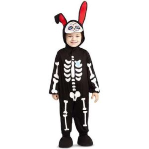 DISFRAZ CONEJITO DÍA DE LOS MUERTOS TALLA 0-6 MESES