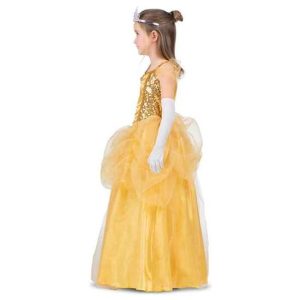 DISFRAZ PRINCESA ROSA ENCANTADA 3-4 Y (VESTIDO, GUANTES, ENAGUAS Y TIARA)