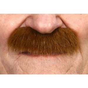 BIGOTE ADULTO PELIRROJO TALLA ÚNICA
