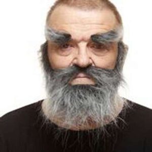 BARBA, BIGOTE Y CEJAS ADULTO TALLA ÚNICA