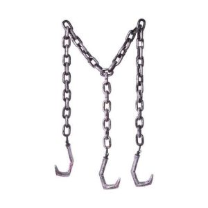 CADENAS CON GANCHOS CARNICERO 180 X 55 X 5 CM