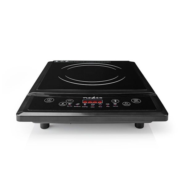 NEDIS COCINA INDUCCION | 2000W  | NEGRO | MINUTERO | ACCION TURBO | BLOQUEO NIÑOS | PANTALLA LCD