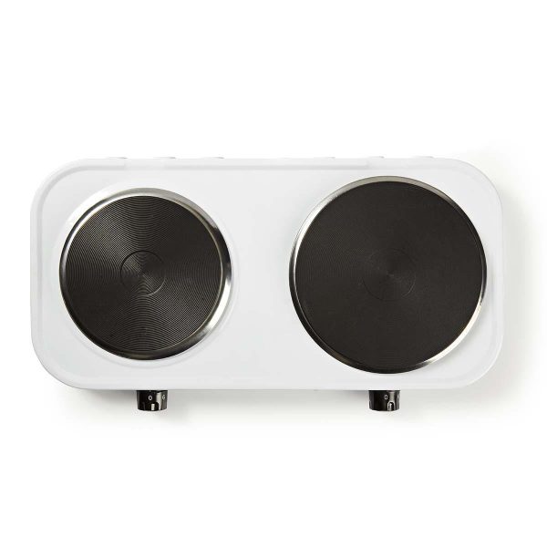 NEDIS PLACAS DE COCINA ELECTRICAS  | 2500 W | PROTECCION CONTRA SOBRECALENTAMIENTO | BLANCO