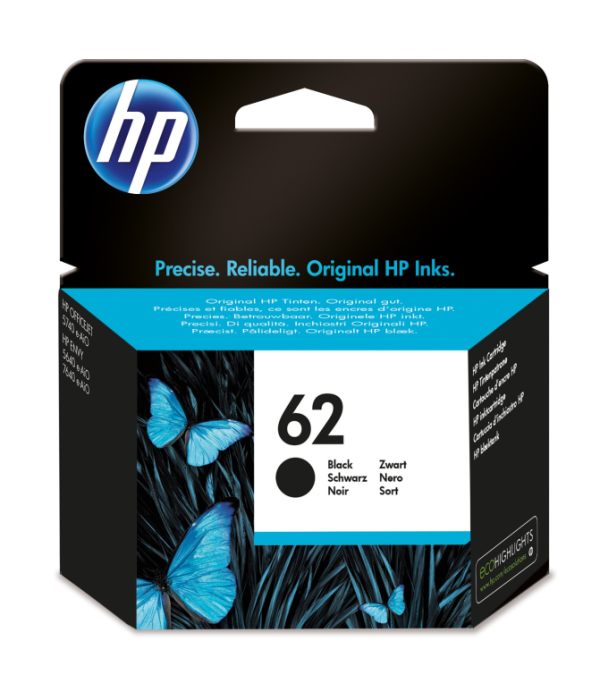 TINTA HP 62 NEGRA