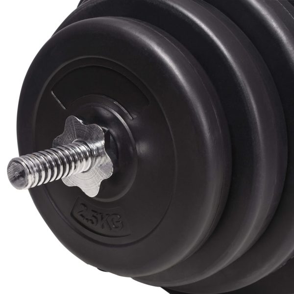 Conjunto de barras e halteres 120 Kg - Image 12