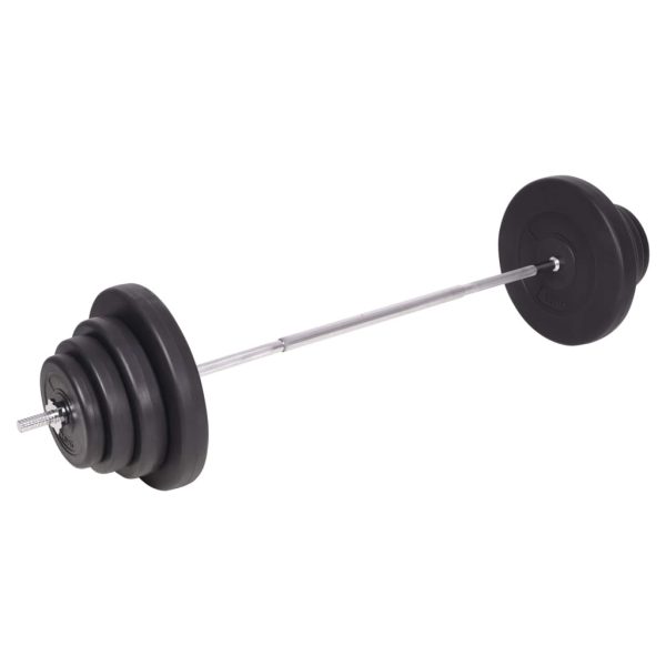 Conjunto de barras e halteres 120 Kg - Image 4