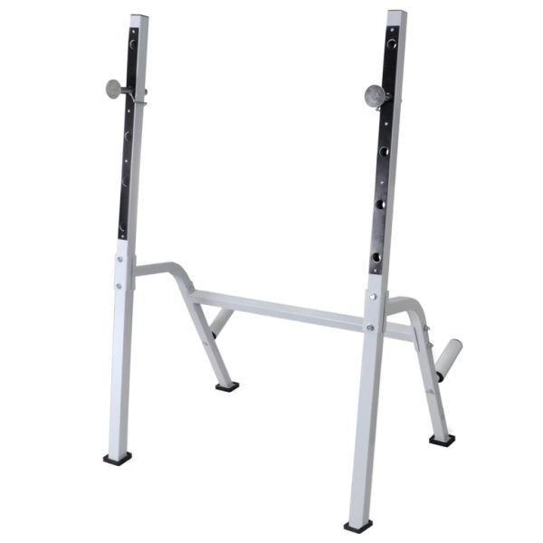 Banco musculação c/ suporte p/ pesos + barras e halteres 60,5kg - Image 7