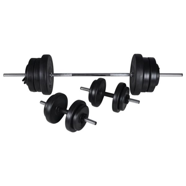 Banco musculação c/ suporte p/ pesos + barras e halteres 60,5kg - Image 8
