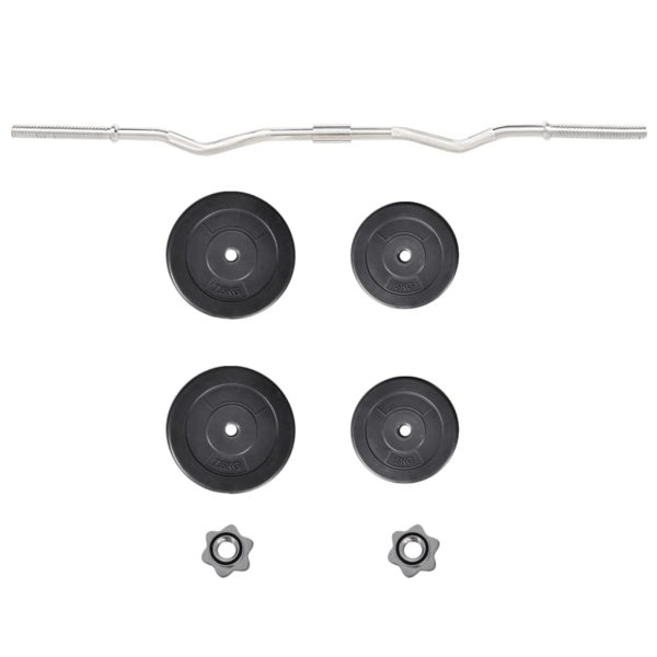 Barra curvada com discos 30 kg - Image 4