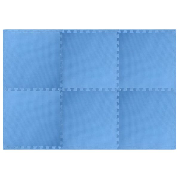 Tapetes de chão 6 pcs 2,16 ㎡ espuma de EVA azul - Image 2
