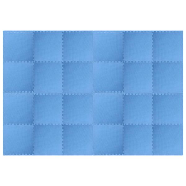 Tapetes de chão 24 pcs 8,64 ㎡ espuma de EVA azul - Image 3